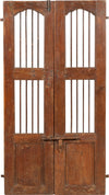 Biscottini-Porta-portone-in-legno-massello-e-ferro-da-interno-o-da-esterno-vecchia-e-antica-medievale-scorrevole