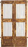 Biscottini-Porta-portone-in-legno-massello-e-ferro-da-interno-o-da-esterno-vecchia-e-antica-medievale-scorrevole