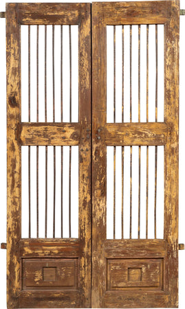 Biscottini-Porta-portone-in-legno-massello-e-ferro-da-interno-o-da-esterno-vecchia-e-antica-medievale-scorrevole