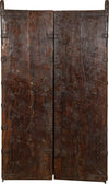Biscottini-Porta-portone-in-legno-massello-e-ferro-da-interno-o-da-esterno-vecchia-e-antica-medievale-scorrevole