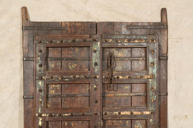 Biscottini-Porta-portone-in-legno-massello-e-ferro-da-interno-o-da-esterno-vecchia-e-antica-medievale-scorrevole