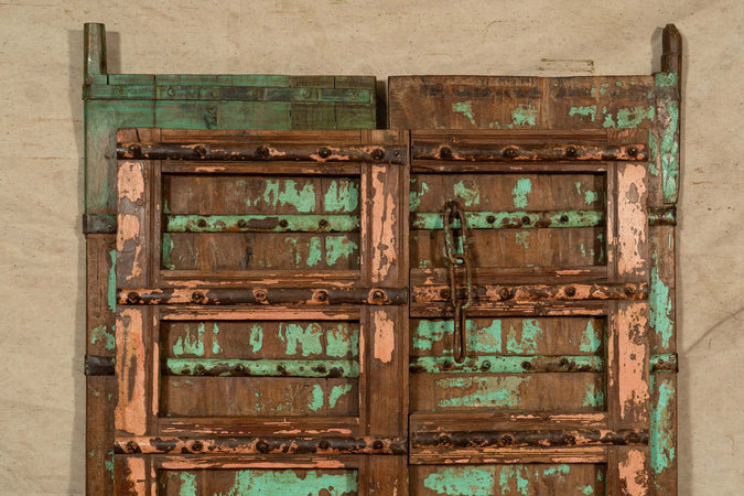Biscottini-Porta-portone-in-legno-massello-e-ferro-da-interno-o-da-esterno-vecchia-e-antica-medievale-scorrevole