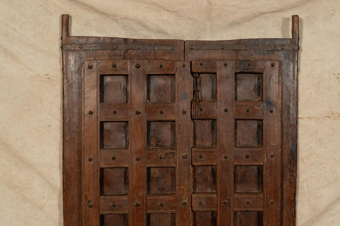 Biscottini-Porta-portone-in-legno-massello-e-ferro-da-interno-o-da-esterno-vecchia-e-antica-medievale-scorrevole