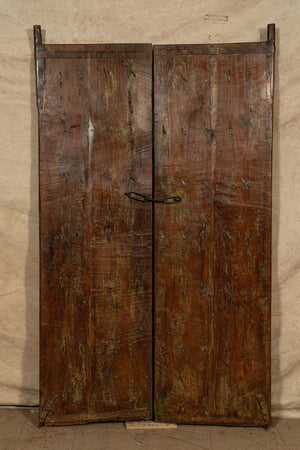 Biscottini-Porta-portone-in-legno-massello-e-ferro-da-interno-o-da-esterno-vecchia-e-antica-medievale-scorrevole