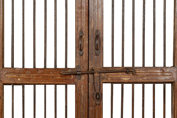 Biscottini-Porta-portone-in-legno-massello-e-ferro-da-interno-o-da-esterno-vecchia-e-antica-medievale-scorrevole