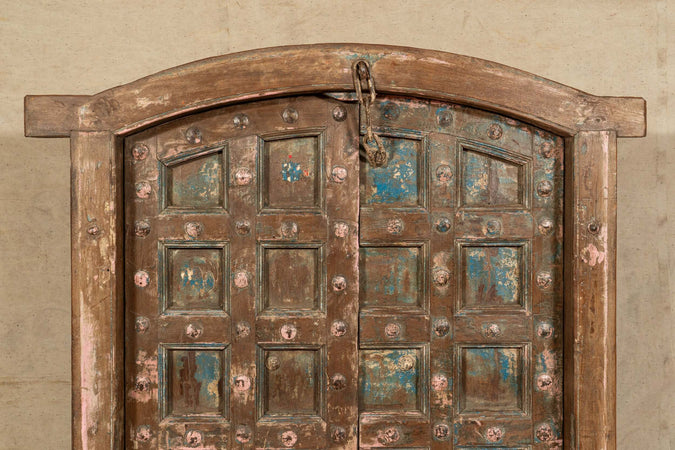 Biscottini-Porta-portone-in-legno-massello-e-ferro-da-interno-o-da-esterno-vecchia-e-antica-medievale-scorrevole