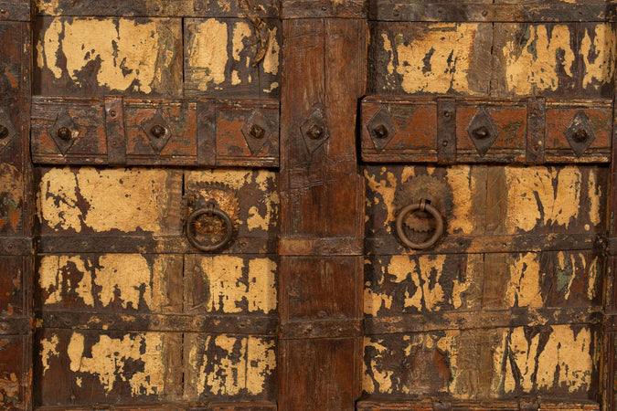Biscottini-Porta-portone-in-legno-massello-e-ferro-da-interno-o-da-esterno-vecchia-e-antica-medievale-scorrevole