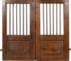 Biscottini-Porta-portone-in-legno-massello-e-ferro-da-interno-o-da-esterno-vecchia-e-antica-medievale-scorrevole
