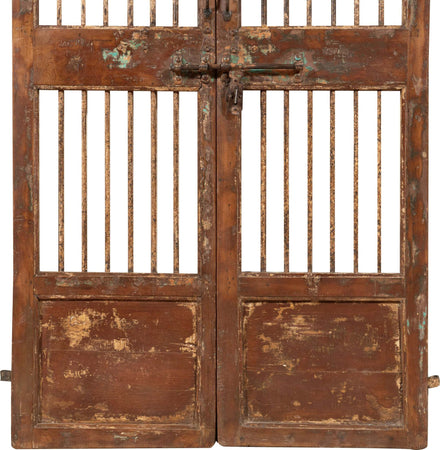 Biscottini-Porta-portone-in-legno-massello-e-ferro-da-interno-o-da-esterno-vecchia-e-antica-medievale-scorrevole