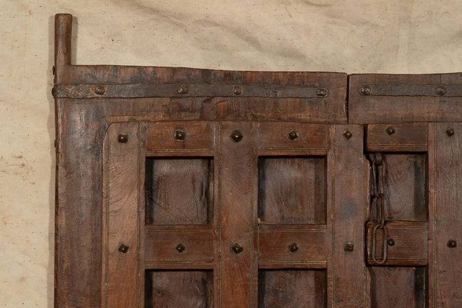 Biscottini-Porta-portone-in-legno-massello-e-ferro-da-interno-o-da-esterno-vecchia-e-antica-medievale-scorrevole