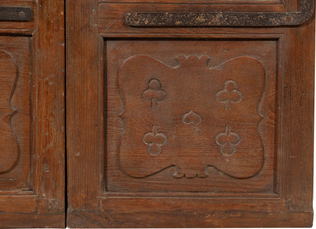 Biscottini-Porta-portone-in-legno-massello-e-ferro-da-interno-o-da-esterno-vecchia-e-antica-medievale-scorrevole
