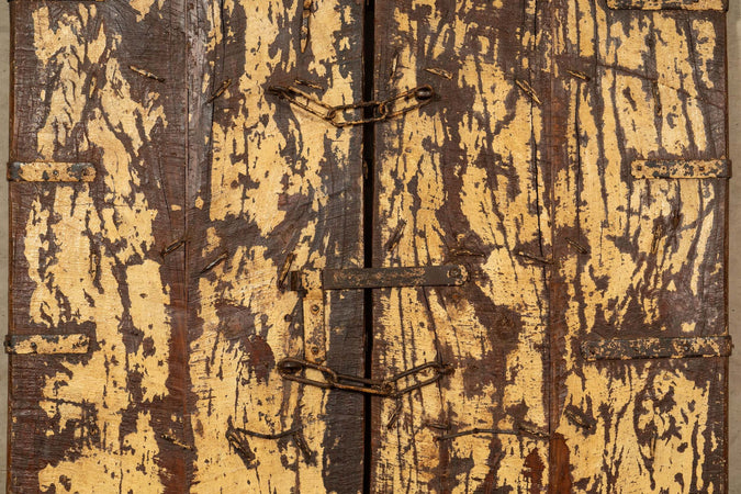 Biscottini-Porta-portone-in-legno-massello-e-ferro-da-interno-o-da-esterno-vecchia-e-antica-medievale-scorrevole