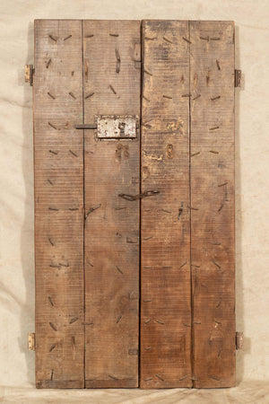 Biscottini-Porta-portone-in-legno-massello-e-ferro-da-interno-o-da-esterno-vecchia-e-antica-medievale-scorrevole