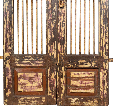Biscottini-Porta-portone-in-legno-massello-e-ferro-da-interno-o-da-esterno-vecchia-e-antica-medievale-scorrevole