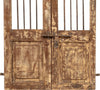 Biscottini-Porta-portone-in-legno-massello-e-ferro-da-interno-o-da-esterno-vecchia-e-antica-medievale-scorrevole