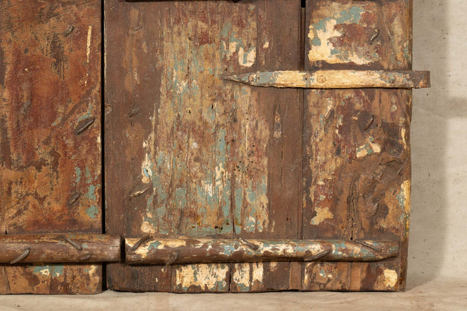 Biscottini-Porta-portone-in-legno-massello-e-ferro-da-interno-o-da-esterno-vecchia-e-antica-medievale-scorrevole