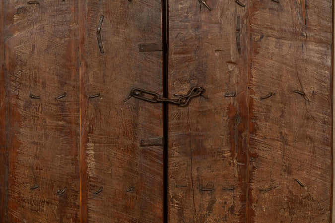 Biscottini-Porta-portone-in-legno-massello-e-ferro-da-interno-o-da-esterno-vecchia-e-antica-medievale-scorrevole