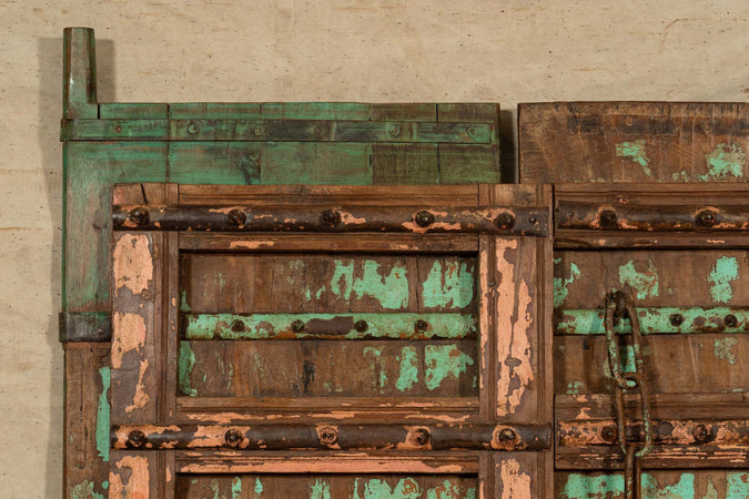 Biscottini-Porta-portone-in-legno-massello-e-ferro-da-interno-o-da-esterno-vecchia-e-antica-medievale-scorrevole