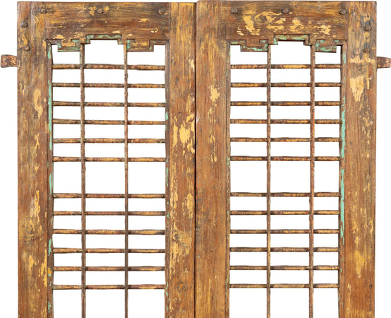 Biscottini-Porta-portone-in-legno-massello-e-ferro-da-interno-o-da-esterno-vecchia-e-antica-medievale-scorrevole