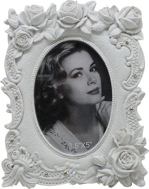 Biscottini-Portafoto-da-appoggio-in-resina-finitura-bianca-anticata-L14,5xPR3xH19,5-cm