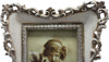 Biscottini-Portafoto-da-appoggio-verticale/orizzontale-in-resina-finitura-argento-e-bianca-anticata-L19,5xPR3xH24-cm