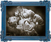 Biscottini-Portafoto-da-appoggio-verticale/orizzontale-in-resina-finitura-blu-anticata-L26xPR2xH31-cm