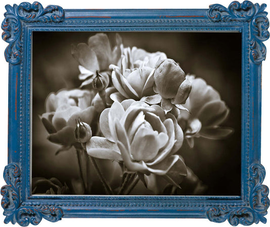 Biscottini-Portafoto-da-appoggio-verticale/orizzontale-in-resina-finitura-blu-anticata-L26xPR2xH31-cm
