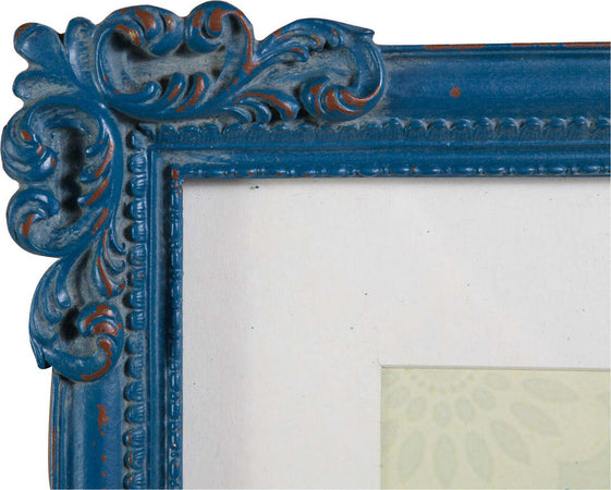Biscottini-Portafoto-da-appoggio-verticale/orizzontale-in-resina-finitura-blu-anticata-L26xPR2xH31-cm