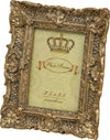 Biscottini-PORTAFOTO-DA-APPOGGIO-VERTICALE/ORIZZONTALE-IN-RESINA-FINITURA-ORO-ANTICATA