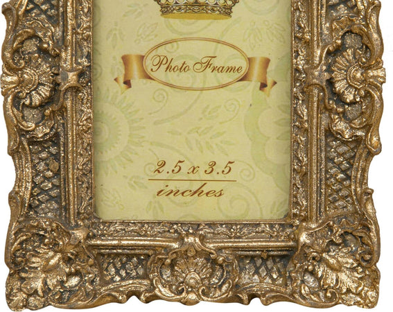 Biscottini-PORTAFOTO-DA-APPOGGIO-VERTICALE/ORIZZONTALE-IN-RESINA-FINITURA-ORO-ANTICATA