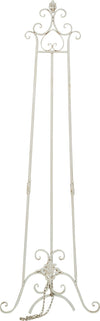Biscottini-Portaquadro-in-ferro-battuto-finitura-bianca-anticata-L53xPR96xH150-cm