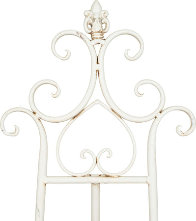 Biscottini-Portaquadro-in-ferro-battuto-finitura-bianca-anticata-L53xPR96xH150-cm