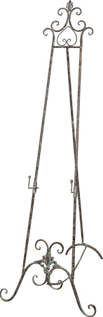 Biscottini-Portaquadro-in-ferro-battuto-finitura-ruggine-anticata-L53xPR96xH150-cm