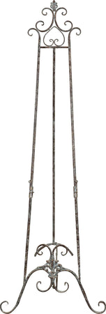 Biscottini-Portaquadro-in-ferro-battuto-finitura-ruggine-anticata-L53xPR96xH150-cm