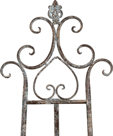 Biscottini-Portaquadro-in-ferro-battuto-finitura-ruggine-anticata-L53xPR96xH150-cm