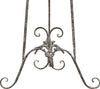 Biscottini-Portaquadro-in-ferro-battuto-finitura-ruggine-anticata-L53xPR96xH150-cm