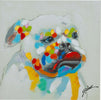 Biscottini-Quadro-olio-su-tela-dipinto-a-mano-bulldog