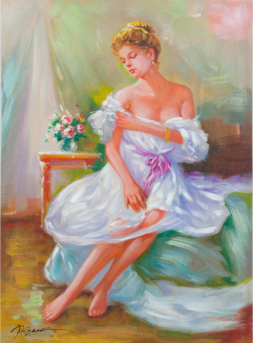 Biscottini-Quadro-olio-su-tela-dipinto-a-mano