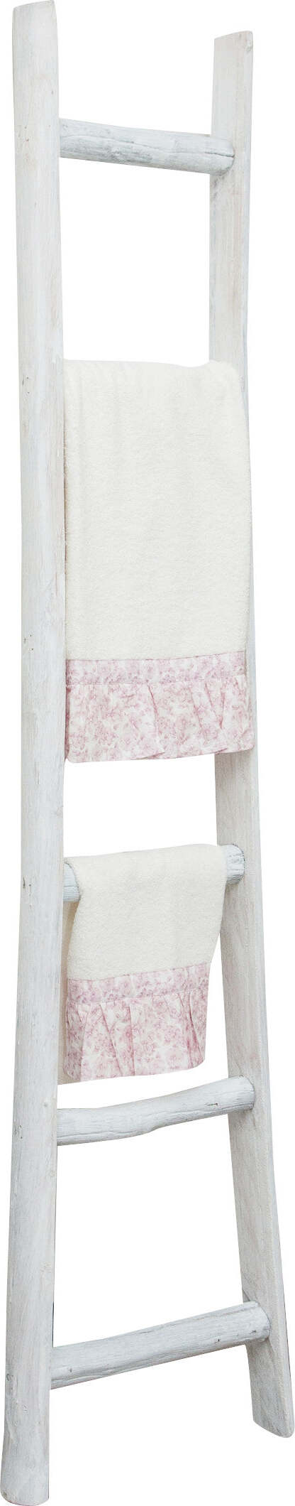 Biscottini-Scala-in-legno-finitura-bianca-anticata-L44xPR8xH180-cm
