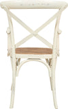 Biscottini-Sedia-con-braccioli-Thonet-in-massello-di-frassino-bianca-anticata-e-seduta-in-paglia-di-Vienna