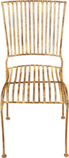 Biscottini-Sedia-in-ferro-battuto-da-esterno-da-giardino-da-pranzo-finitura-crema-anticata