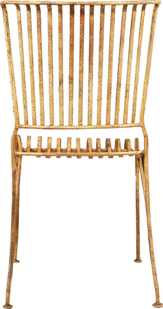 Biscottini-Sedia-in-ferro-battuto-da-esterno-da-giardino-da-pranzo-finitura-crema-anticata
