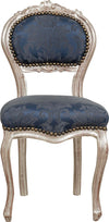 Biscottini-Sedia-poltroncina-stile-francese-Luigi-XVI-in-legno-massello-di-faggio-finitura-argento-e-blu