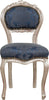 Biscottini-Sedia-poltroncina-stile-francese-Luigi-XVI-in-legno-massello-di-faggio-finitura-argento-e-blu