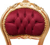 Biscottini-Sedia-stile-francese-Luigi-XVI-in-legno-massello-di-faggio-ORO/ROSSO
