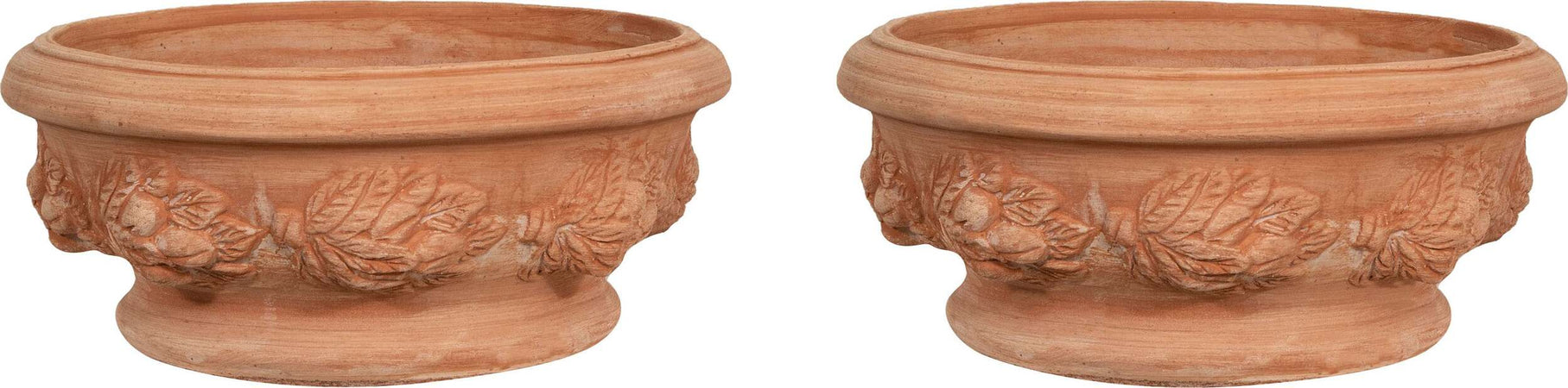 Biscottini-Set-2-Cesta-Cestina-Vaso-in-Terracotta-100%-Made-in-Italy-interamente-Lavorata-a-Mano-Vaso-Fiori-L40XPR40XH19-CM