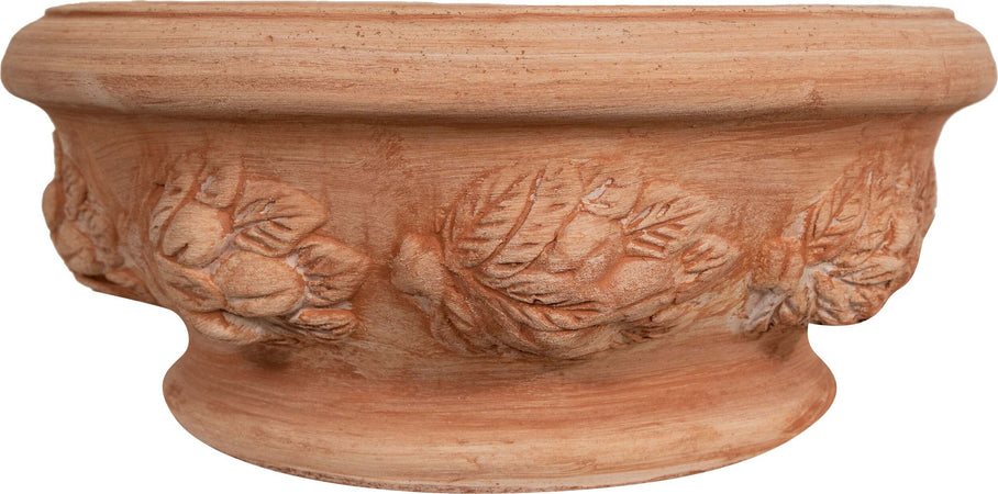 Biscottini-Set-2-Cesta-Cestina-Vaso-in-Terracotta-100%-Made-in-Italy-interamente-Lavorata-a-Mano-Vaso-Fiori-L40XPR40XH19-CM
