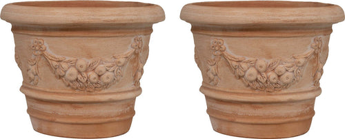 Biscottini-Set-2-vasi-in-Terracotta-100%-Made-in-Italy-interamente-Lavorati-a-Mano