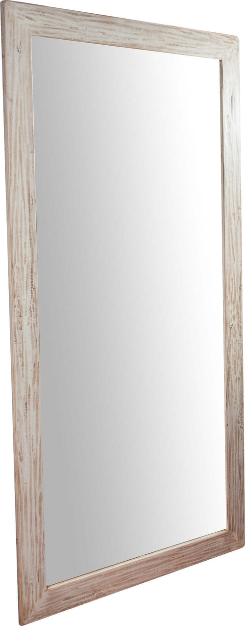 Biscottini-Specchiera-a-muro-rettangolare-in-legno-massello-di-tiglio-finitura-crema-anticata-L100xPR3xH200-cm-Made-in-Italy