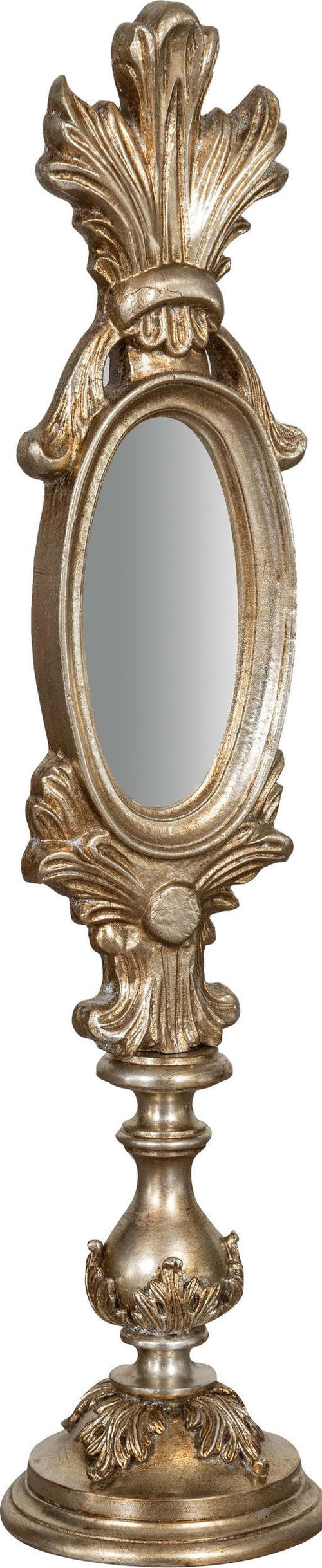 Biscottini-SPECCHIERA-DA-APPOGGIO-IN-LEGNO-FINITURA-FOGLIA-ARGENTO-ANTICATO-MADE-IN-ITALY